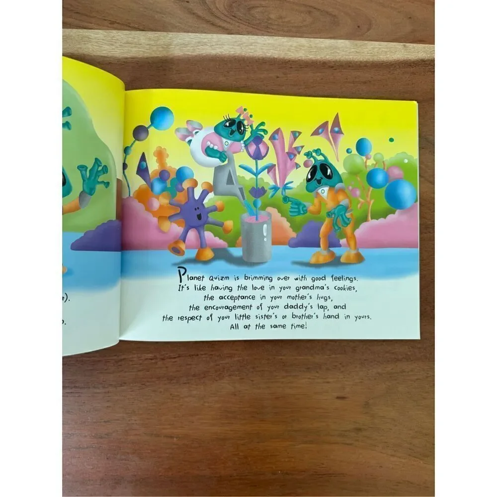 The Quizm message alien space children’s sci-fi fiction book science fiction Tra